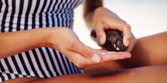 coup de soleil malgré la creme 