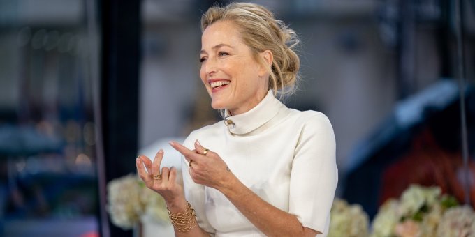 Gillian Anderson interview beauté